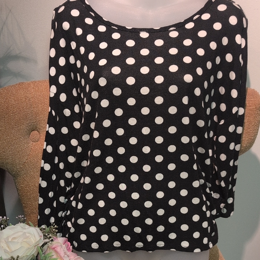 Edista Polka Dot Women's Top Worn Once.